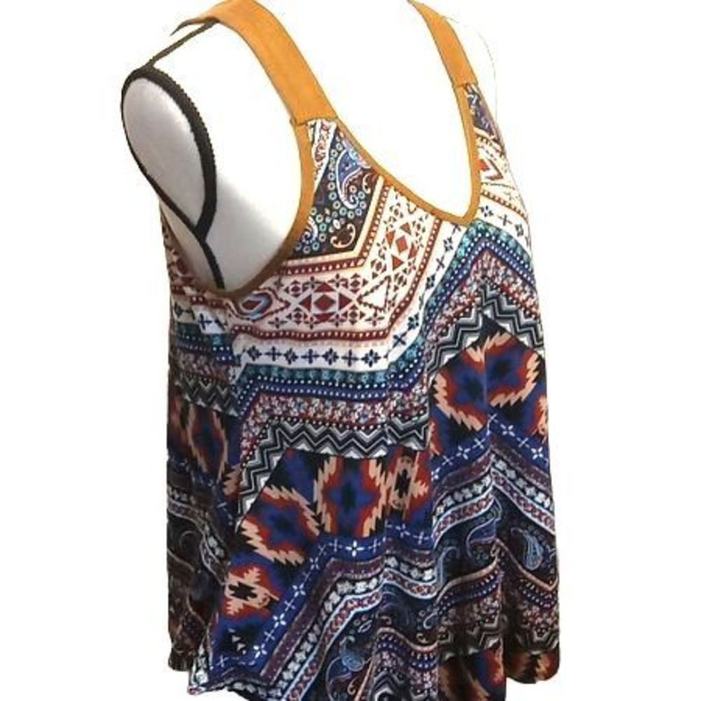 Southwestern Print Blouse Women's Size XL unbranded - Picture 2 of 5